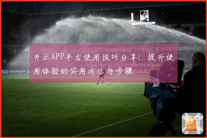 开云APP平台使用技巧分享：提升使用体验的实用方法与步骤